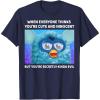 imageFurby Cute But Secretly Kinda Evil Photo Meme TShirtNavy Blue