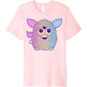 imageFurby Retro Neon Gradient Big Cute Portrait Premium TShirtPink