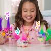 imageFURBY DJ Furblets CanDeeSwirl Mini Electronic Plush Toy with Funny Stretchable Sound Effects ampamp Music Speaks Furbish Pink Blue ampamp PurpleDJ Furblet