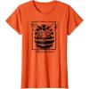imageFurby Classic KahtohLoo Hypnotizing Eyes Vintage Portrait TShirt  UnisexAdults Kids  Grey  Short Sleeve  Small  Crew Collar  Modern Vintage  Cartoon  Vacation  Classic  TShirtOrange