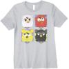 imageFurby Different Emotions Vintage Box Up Premium TShirtHeather Grey