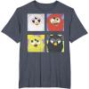 imageFurby Different Emotions Vintage Box Up TShirtHeather Blue