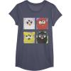 imageFurby Different Emotions Vintage Box Up TShirtHeather Blue