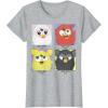 imageFurby Different Emotions Vintage Box Up TShirtHeather Grey