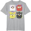 imageFurby Different Emotions Vintage Box Up TShirtHeather Grey