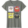 imageFurby Different Emotions Vintage Box Up TShirtOlive Heather