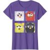 imageFurby Different Emotions Vintage Box Up TShirtPurple Heather