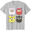 imageFurby Different Emotions Vintage Box Up TShirtSilver Grey