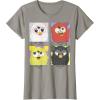 imageFurby Different Emotions Vintage Box Up TShirtSlate Grey