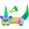 imageFURBY DJ Furblets CanDeeSwirl Mini Electronic Plush Toy with Funny Stretchable Sound Effects ampamp Music Speaks Furbish Pink Blue ampamp PurpleDJ Furblet