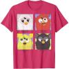 imageFurby Different Emotions Vintage Box Up TShirtRed Heather