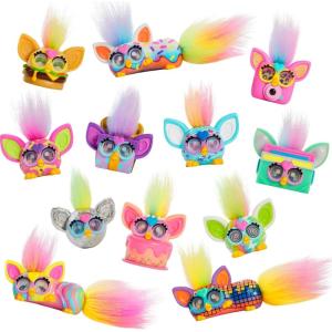 imageFurby Minis 12 Pack of Tiny Toy Figures 1 Inch Collectibles Series 1 Party ampamp Play Food Themes Ages 5 Amazon Exclusive