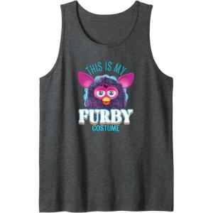 imageFurby This Is My Furby Costume Tank TopDark Heather Grey