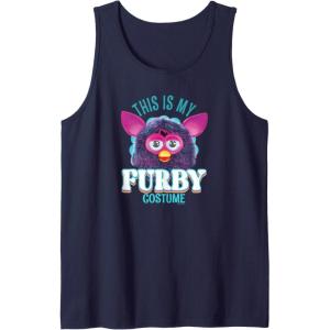 imageFurby This Is My Furby Costume Tank TopNavy Blue