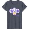 imageFurby Big Cute Face Big Chest Frame Logo TShirtHeather Blue