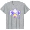 imageFurby Big Cute Face Big Chest Frame Logo TShirtHeather Grey