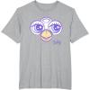 imageFurby Big Cute Face Big Chest Frame Logo TShirtHeather Grey