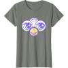 imageFurby Big Cute Face Big Chest Frame Logo TShirtOlive Heather