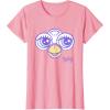 imageFurby Big Cute Face Big Chest Frame Logo TShirtPink