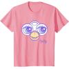 imageFurby Big Cute Face Big Chest Frame Logo TShirtPink