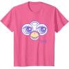 imageFurby Big Cute Face Big Chest Frame Logo TShirtPink Heather