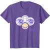 imageFurby Big Cute Face Big Chest Frame Logo TShirtPurple Heather