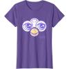 imageFurby Big Cute Face Big Chest Frame Logo TShirtPurple Heather