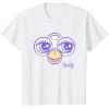 imageFurby Big Cute Face Big Chest Frame Logo TShirtWhite