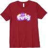 imageFurby Club Furby Colorful Gradient Furry Logo Premium TShirtCranberry Red