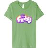imageFurby Club Furby Colorful Gradient Furry Logo Premium TShirtGrass Green