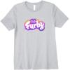 imageFurby Club Furby Colorful Gradient Furry Logo Premium TShirtHeather Grey