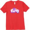 imageFurby Club Furby Colorful Gradient Furry Logo Premium TShirtRed