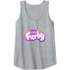 imageFurby Club Furby Colorful Gradient Furry Logo Tank TopHeather Grey