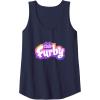 imageFurby Club Furby Colorful Gradient Furry Logo Tank TopNavy Blue