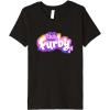 imageFurby Club Furby Colorful Gradient Musical Notes Furry Logo Premium TShirtBlack
