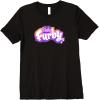 imageFurby Club Furby Colorful Gradient Musical Notes Furry Logo Premium TShirtBlack