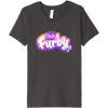 imageFurby Club Furby Colorful Gradient Musical Notes Furry Logo Premium TShirtDark Heather Grey