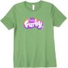 imageFurby Club Furby Colorful Gradient Musical Notes Furry Logo Premium TShirtGrass Green