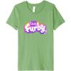 imageFurby Club Furby Colorful Gradient Musical Notes Furry Logo Premium TShirtGrass Green