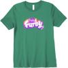 imageFurby Club Furby Colorful Gradient Musical Notes Furry Logo Premium TShirtKelly Green