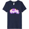imageFurby Club Furby Colorful Gradient Musical Notes Furry Logo Premium TShirtNavy Blue