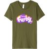 imageFurby Club Furby Colorful Gradient Musical Notes Furry Logo Premium TShirtOlive Green