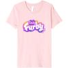imageFurby Club Furby Colorful Gradient Musical Notes Furry Logo Premium TShirtPink