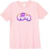 imageFurby Club Furby Colorful Gradient Musical Notes Furry Logo Premium TShirtPink