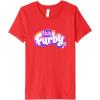 imageFurby Club Furby Colorful Gradient Musical Notes Furry Logo Premium TShirtRed