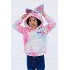 imageFurby Hasbro Girls Cosplay Pullover Hoodie Cozy Sherpa Toddler to Big Kid Sizes 4T  1416Pink  Blue  Yellow Tiedye
