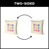 imageNorthwest Throw Pillow Square Furby DoodleCartoon Floral