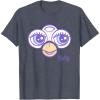 imageFurby Big Cute Face Big Chest Frame Logo TShirtHeather Blue