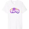 imageFurby Club Furby Colorful Gradient Furry Logo Premium TShirtWhite