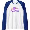 imageFurby Club Furby Colorful Gradient Furry Logo Raglan Baseball TeeRoyal BlueWhite